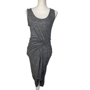 NWT Womens Vanity room Scrunch Dress Sleeveless Jersey Knit Gray Size Medium
